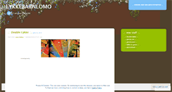 Desktop Screenshot of lykkebarnlomo.wordpress.com