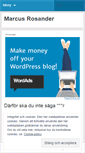 Mobile Screenshot of marcusrosander.wordpress.com