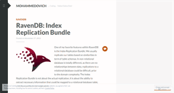 Desktop Screenshot of mohammedovich.wordpress.com