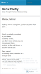 Mobile Screenshot of katspoetry.wordpress.com