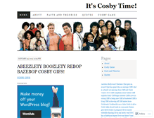 Tablet Screenshot of cosbytime.wordpress.com