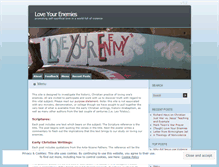 Tablet Screenshot of loveyourenemies.wordpress.com