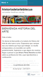 Mobile Screenshot of historiadelarteblecua.wordpress.com