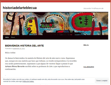 Tablet Screenshot of historiadelarteblecua.wordpress.com