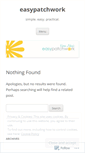 Mobile Screenshot of easypatchwork.wordpress.com
