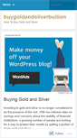 Mobile Screenshot of buygoldandsilverbullion.wordpress.com