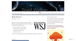 Desktop Screenshot of davidwaltonfiction.wordpress.com