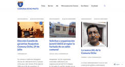 Desktop Screenshot of comunaocho.wordpress.com