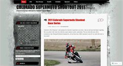 Desktop Screenshot of coloradosupermoto.wordpress.com