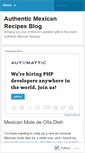 Mobile Screenshot of bestauthenticmexicanrecipes.wordpress.com