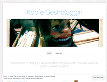 Tablet Screenshot of kopfegeshbloggin.wordpress.com