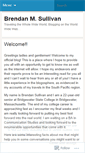 Mobile Screenshot of brendanmsullivan.wordpress.com