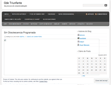 Tablet Screenshot of odetriunfante.wordpress.com