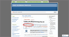 Desktop Screenshot of banfakefacebookprofiles.wordpress.com