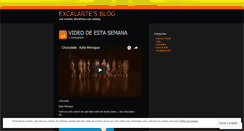 Desktop Screenshot of excalarte.wordpress.com