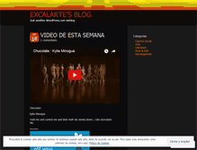 Tablet Screenshot of excalarte.wordpress.com