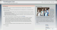 Desktop Screenshot of chrisruppe.wordpress.com