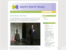 Tablet Screenshot of muttnutt.wordpress.com