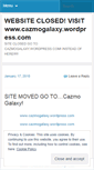 Mobile Screenshot of planetcazmolive.wordpress.com