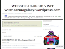 Tablet Screenshot of planetcazmolive.wordpress.com
