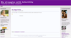 Desktop Screenshot of infertilityishard.wordpress.com