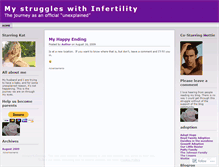 Tablet Screenshot of infertilityishard.wordpress.com