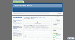 Desktop Screenshot of abibliotecaderaquel.wordpress.com