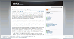 Desktop Screenshot of iliselevine.wordpress.com