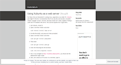 Desktop Screenshot of modulatum.wordpress.com
