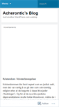 Mobile Screenshot of acherontic.wordpress.com