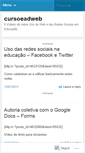 Mobile Screenshot of cursoeadweb.wordpress.com
