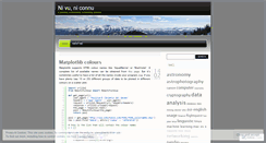 Desktop Screenshot of eriza.wordpress.com