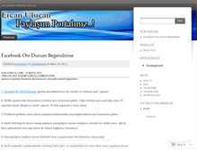 Tablet Screenshot of ercanulucan.wordpress.com