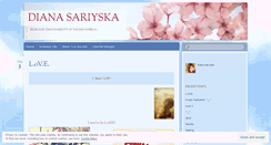 Desktop Screenshot of dianasariyska.wordpress.com