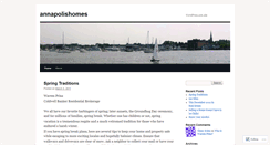 Desktop Screenshot of annapolishomes.wordpress.com