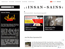Tablet Screenshot of insansains.wordpress.com