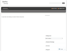 Tablet Screenshot of darfnix.wordpress.com