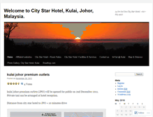 Tablet Screenshot of citystarhotel.wordpress.com