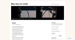 Desktop Screenshot of maydaysareswell.wordpress.com
