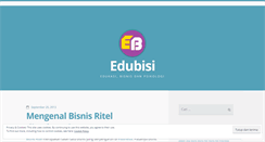 Desktop Screenshot of edubisi.wordpress.com