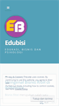 Mobile Screenshot of edubisi.wordpress.com