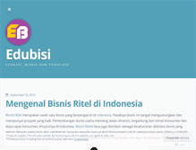 Tablet Screenshot of edubisi.wordpress.com