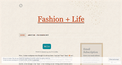 Desktop Screenshot of fashionlifeja.wordpress.com