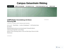 Tablet Screenshot of campusgsh.wordpress.com