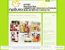 Tablet Screenshot of naturabienestarbien.wordpress.com