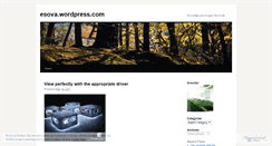 Desktop Screenshot of esova.wordpress.com