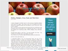 Tablet Screenshot of nourishblogzine.wordpress.com