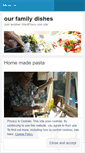 Mobile Screenshot of ourfamilydishes.wordpress.com