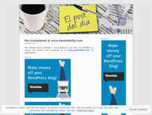 Tablet Screenshot of elpostdeldia.wordpress.com