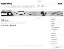 Tablet Screenshot of nealsworld.wordpress.com